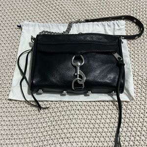 Rebecca Minkoff Black Leather Crossbody Bag